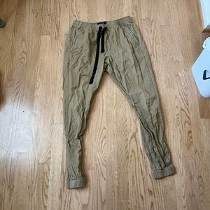 Miscellaneous pairs of pants (khakis, sweat pants, jeans)